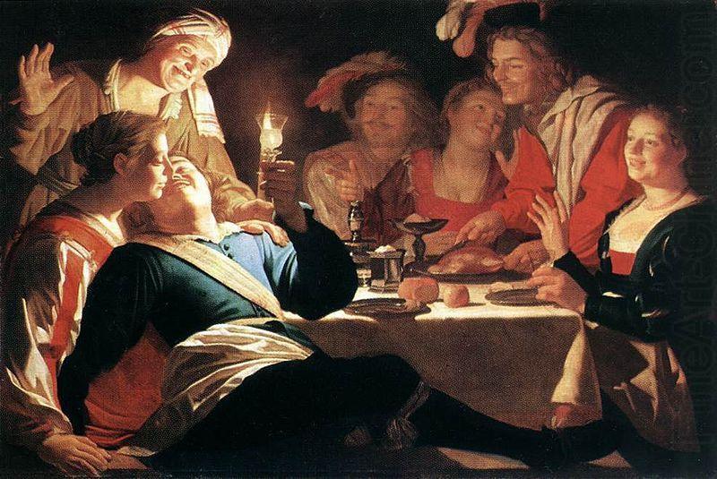 Gerard van Honthorst The Prodigal Son china oil painting image